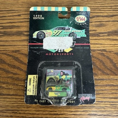 De colección John Deere 1:144 Racing Diecast Cab Stock Car NASCAR 1997 colección NASCAR Foto 1 de 4