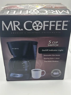 Mr. Coffee 5-Cup Programmable Coffee Maker, 25 oz. Mini Brew, Works - Image 1 of 4