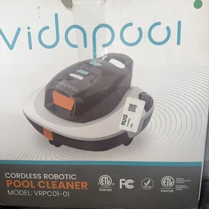 Vidapool Cordless Robotic Pool Vacuum Cleaner,Portable Swimming PARTS ONLY READ - Picture 1 of 3
