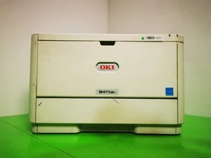 Oki B411dn Monochrome Laser Printer - USB/Ethernet/Parrallel - 56091 Page Count - Picture 1 of 11