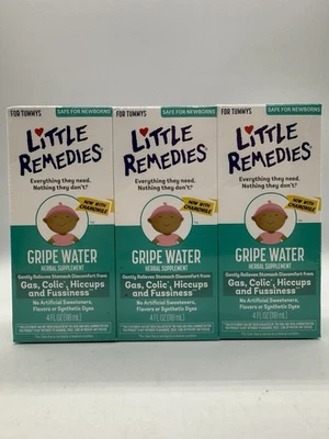 Little Remedies Gripe Cólico de agua y gas para recién nacidos paquete de 3 Foto 1 de 2