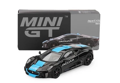 Mini-GT 1:64 JAGUAR C-X75 BLACK JAGUAR CX75 BLACK 2010 - MGT01070 - Immagine 1 di 4