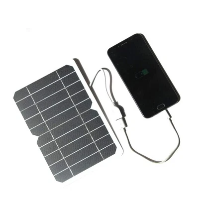 Portable Solarpanel Power USB Maintainer Outdoor für Batterie Handy Ladegerät - Bild 1 von 4