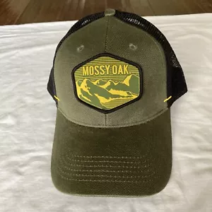 Mossy Oak Mesh Snapback Baseball Cap Men's One Size NEW - Picture 1 of 8