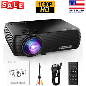 Dbpower X5 Mini Projector 1800 Lumens 170â€� Home Theater Support Hd 1080P Hdmi