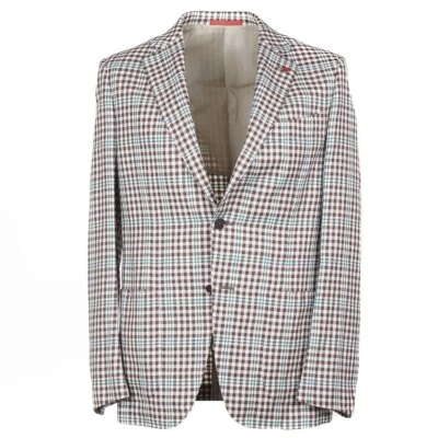 Isaia Trim-Fit 'Sanita' Wool-Silk-Linen-Cashmere-Silk Sport Coat 38R (Eu 48) NWT - Image 1 of 4