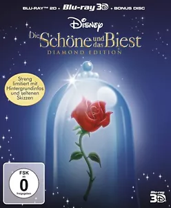 Die Schöne und das Biest Diamond Edition Neu OVP (3D + 2D) Digibook - Imagen 1 de 5