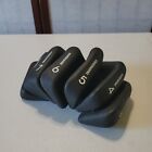 Set Of Ironsides Iron Golf Club Head Covers 3-9 Black Rubber Headcovers