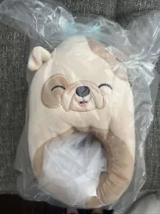 NWT Adult Size 6-7 Will Fit 7.5 to 9 Squishmallow Slippers Brock Bulldog Dog 6/7 - Picture 1 of 3