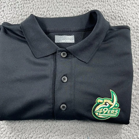 Charlotte 49ers Polo Shirt Mens 2XL Black Short Sleeve Columbia PFG Fishing Boat Cover