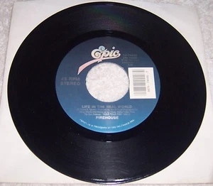 When I Look Into Your Eyes/ Life in the Real World Firehouse 45 Record - Picture 1 of 2