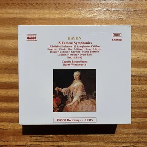 HAYDN 15 Famous Symphonies 5 x CD Box Set NEW & SEALED Naxos - Picture 1 of 2