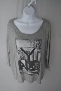 Women's Shirt by Moon Collection Size XXL Gray in Color - Picture 1 of 12