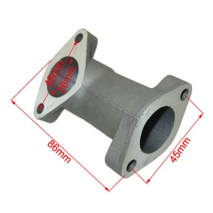 Straight 26mm Intake Inlet Manifold For Pit Dirt Monkey Bike ATV Quad Motorcycle - Foto 1 di 8