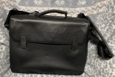 Porsche Design P’2100 Leather Messenger Laptop Briefcase Bag Luxury-13”x17”x5” - Image 1 of 4