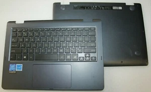 Asus Vivobook Flip TP202N / TP202NA Palmrest w/ Keyboard + Bottom Case - Afbeelding 1 van 2