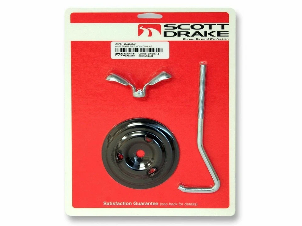 Scott Drake FOR 1965 1966 1967 1968 Mustang Spare Tire Mounting Wing Nut Kit - Image 1 of 1