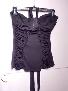 XOXOXO Top Halter Medio para Mujer con Correa de Cinta Poliéster Spandex... - Imagen 1 de 7