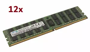12x 16GB 192GB RDIMM ECC REG 2133Mhz DDR4 Speicher für Dell PowerEdge R430 - Bild 1 von 1