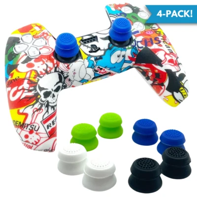 4x FPS Extenders Thumb Stick For Sony PS5 Controller 2025 ExtremeGripPro® UK