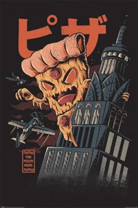Póster Ilustrata - Pizza Kong - Maxi póster con licencia oficial 61x 91,5 cm PP34649 - Imagen 1 de 1