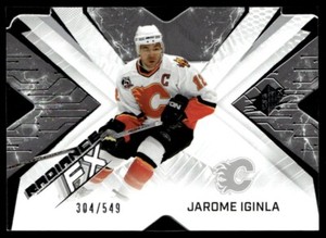 2022-23 SPx Radiance FX Jarome Iginla 304/549 Calgary Flames #RFX-13