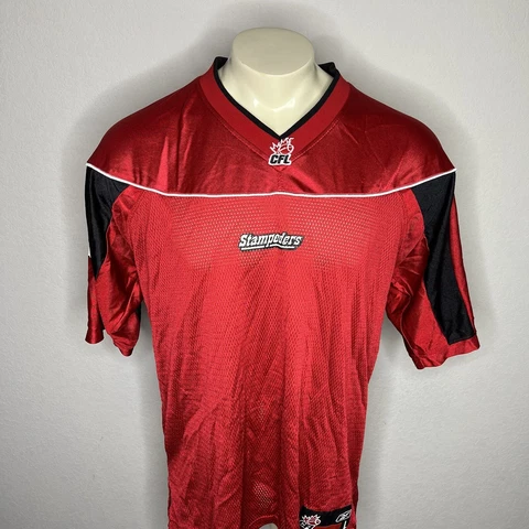 Canada Calgary Stampeders CFL Football Reebok Jersey - Men’s Size Large Cover
