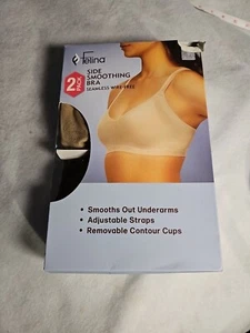 Felina Side Smoothing Bra Size Medium 2 Pack - Picture 1 of 5
