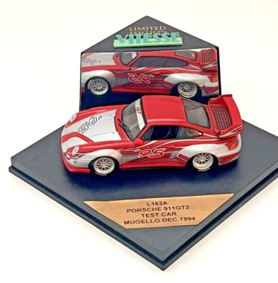 Coche de prueba Vitesse edición limitada modelo 1:43 Porsche 911 GT2 'Mugello' diciembre 1994 Foto 1 de 4