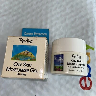 Gel hidratante para pele oleosa Reviva Labs 1,25 oz gel DESCONTINUADO não lacrado - Imagem 1 de 4