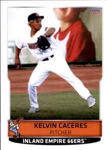 2021 Inland Empire 66ers Choice #6 Kelvin Caceres Dominican Republic DR Card - Picture 1 of 2