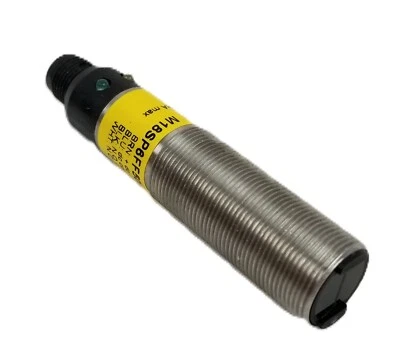 Banner M18SP6FF50Q Photoelectric Sensor 48671 50mm Range 10-30Vdc 4-Pin PNP NEW - Image 1 of 4