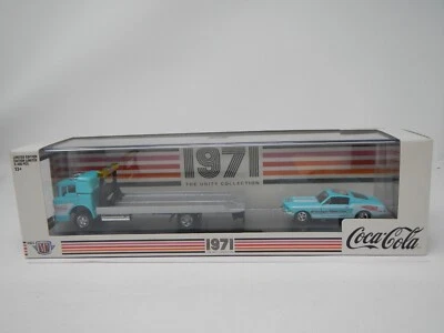 M2 Machines COCA-COLA 1970 Ford C-950 &1968 Ford Mustang GT UNTY01 21-18 - Image 1 of 4