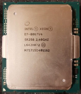 INTEL XEON E7-8867 V4 CPU PROCESSOR 18 CORE 2.40GHZ 45MB L3 CACHE 165W SR2S6 - Afbeelding 1 van 2