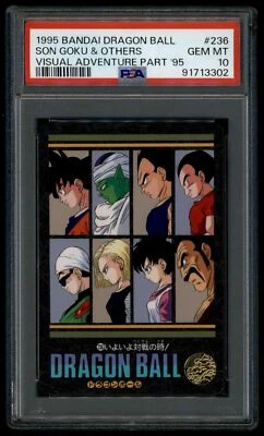 Dragon Ball Japanese Visual Adventure 95 236 Son Goku Other 1995 PSA 10 91713302 - Image 1 of 2