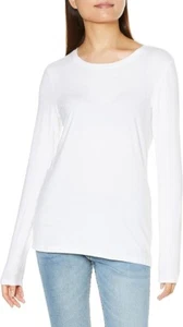 Amazon Essentials T-shirt girocollo donna bianca vestibilità classica manica lunga grande - Foto 1 di 4