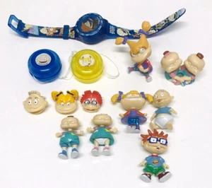 Rugrats Toys Job Lot Figures Clips Pencil Toppers Yoyo Watch Viacom 1998-2000 - Picture 1 of 5