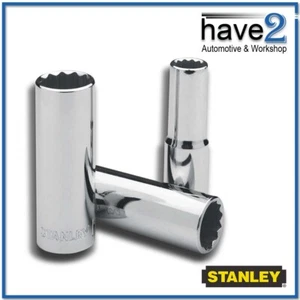 STANLEY MaxDrive 3/8” Drive Sockets & Accessories - 27 Piece Assortment - Picture 1 of 2