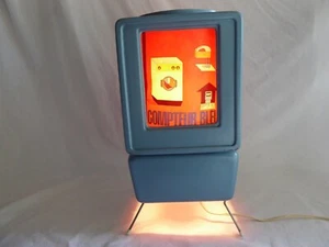 EDF - LAMPE A DECOR TURNANT - COMPTEUR BLEU - LAMPE MIT DREHBARER DEKORATION - - Bild 1 von 12
