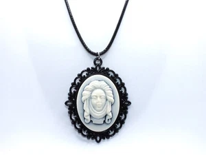 Madame Leota Haunted Mansion Victorian Cameo Pendant Necklace - Picture 1 of 16