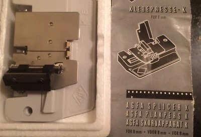 AGFA FILM 8 mm Splicer Model K 5251  Original Packing With Instructions Book - Image 1 of 4