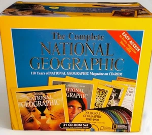 Complete National Geographic Magazine 110 Years 31 CD ROM Disc Set 1888 To 1990 - Picture 1 of 10