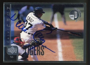 1998 Upper Deck DEIVI CRUZ Signed Card autograph auto TIGERS - Picture 1 of 1