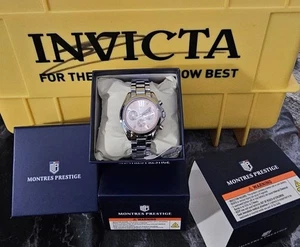 Orologio Montres Prestige X Invicta Donna 35mm Acciaio Inox Rosa MPW-0195 Nuovo! - Foto 1 di 7