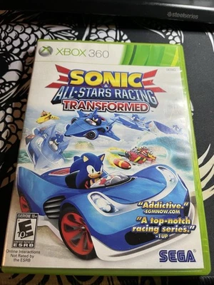 Microsoft Xbox 360 Sonic Sega All Stars Racing Transformed Video Game - Image 1 of 3