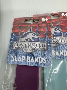 Jurassic World Slap Bands-10 Total-Assorted Colors-NEW - Picture 1 of 7