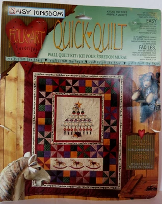 Daisy Kingdom Folk Art Quick Quilt Wall Quilt Kit "Toy Tree" #37303 - Image 1 of 4