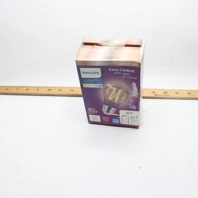 Philips Smart Wi-Fi LED Light Bulb Tunable White w/ Bluetooth A15 40W Eqv - Image 1 of 4