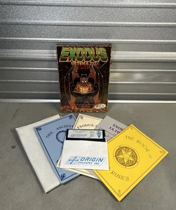 Ultima III: Exodus Lord British Vintage Fantasy RPG IBM PC/PC Jr Almost Complete - Picture 1 of 15