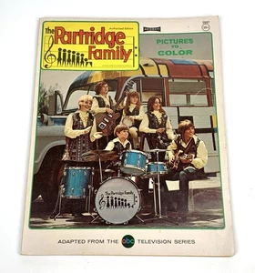 The Partridge Family Coloring Book 1970 Artcraft Pictures to Color  ABC 3997 - Picture 1 of 11